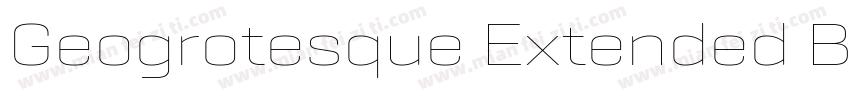 Geogrotesque Extended Bold字体转换